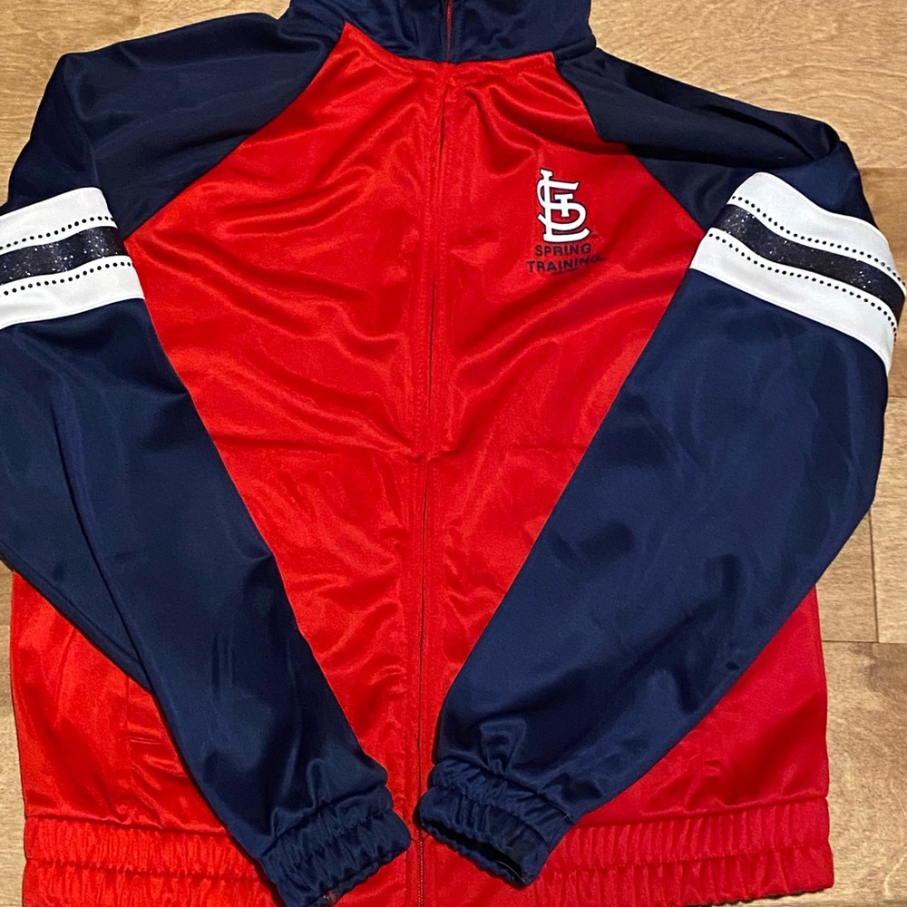 St Louis Cardinals Women’s Spring Training Jacket G-III Brand Small MLB